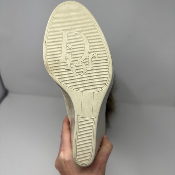 Dior Suede & Fox Fur Knee High Boots - Picture 15 of 16